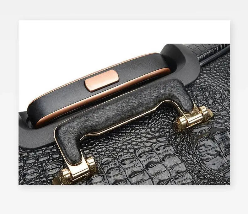 Valise Cabine Aspect Peau de Crocodile - Voyage Serein