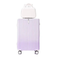Lot de 2 Valises Violettes