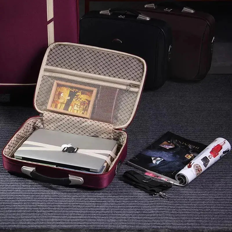 Valise Cabine Élégante en Tissu - Voyage Serein