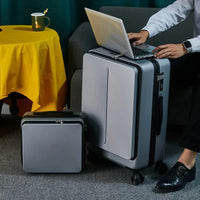 Lot de 2 Valises Grises