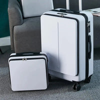 Lot de 2 Valises Blanches