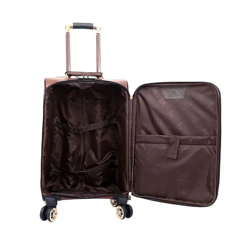 Valise Cabine Vintage Marron - Voyage Serein