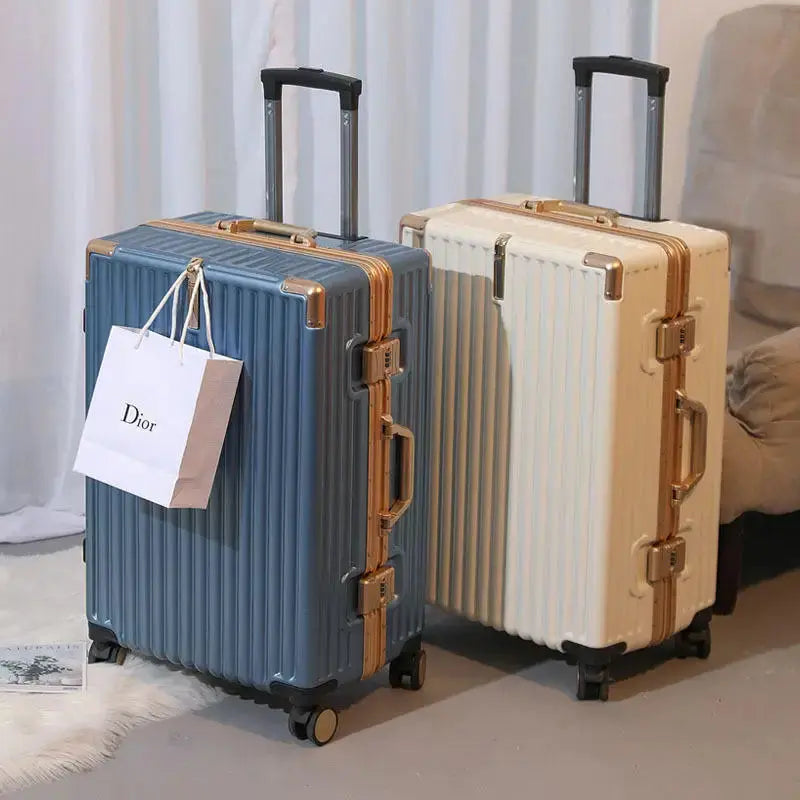 Valise Cabine élégante et rétro - Voyage Serein
