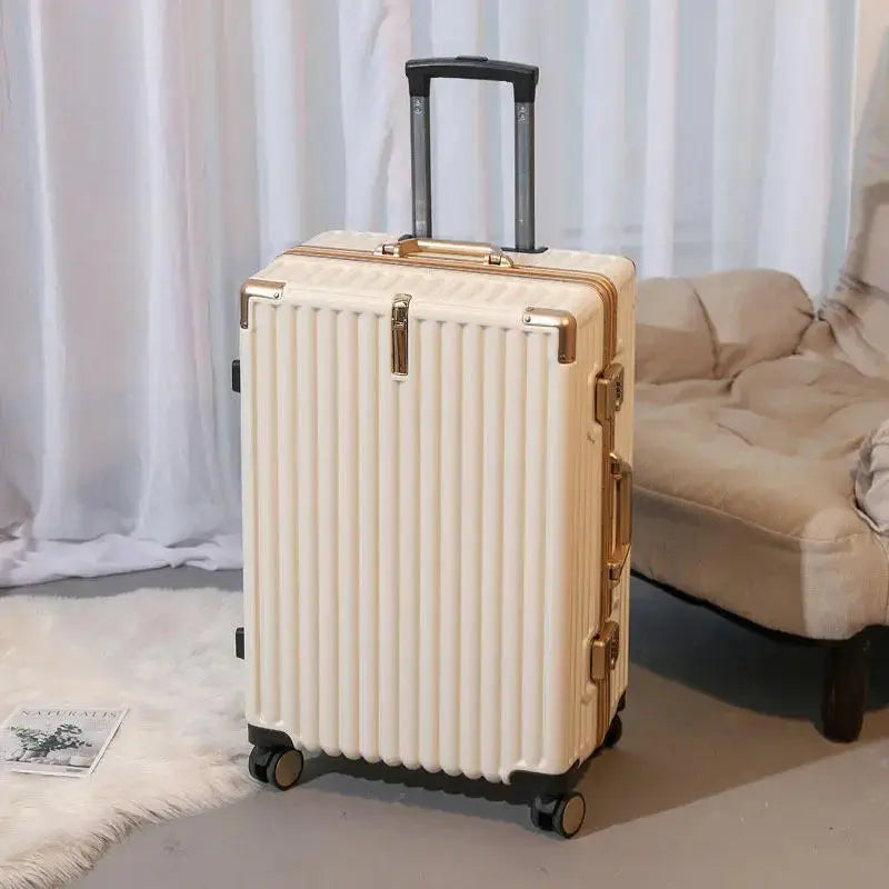 Valise Cabine élégante et rétro - Voyage Serein