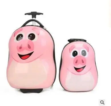 Valise Enfant Animaux avec Sac-à-dos - Voyage Serein