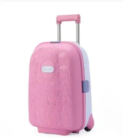 Valise Enfant Colorée avec imprimé incrusté - Voyage Serein