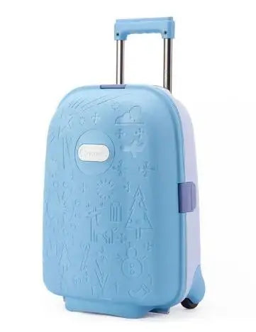 Valise Enfant Colorée avec imprimé incrusté - Voyage Serein