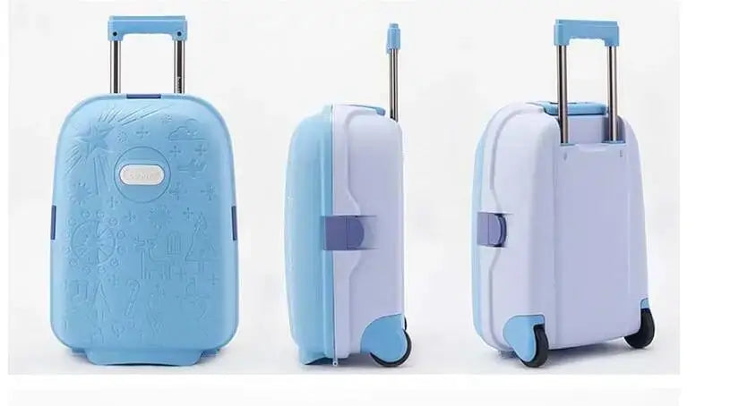 Valise Enfant Colorée avec imprimé incrusté - Voyage Serein