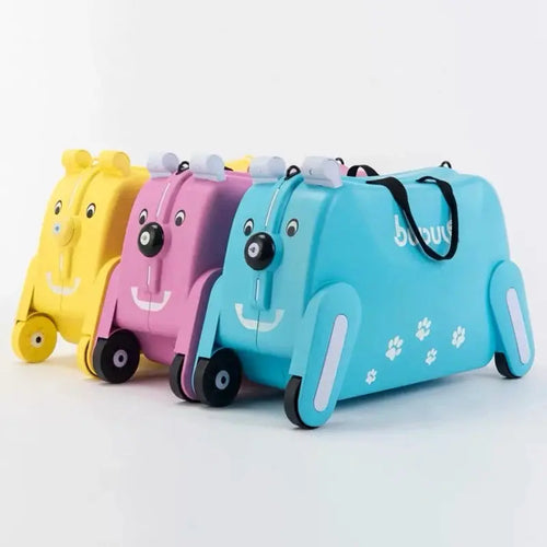 Valise Enfant colorée avec Roulettes - Voyage Serein