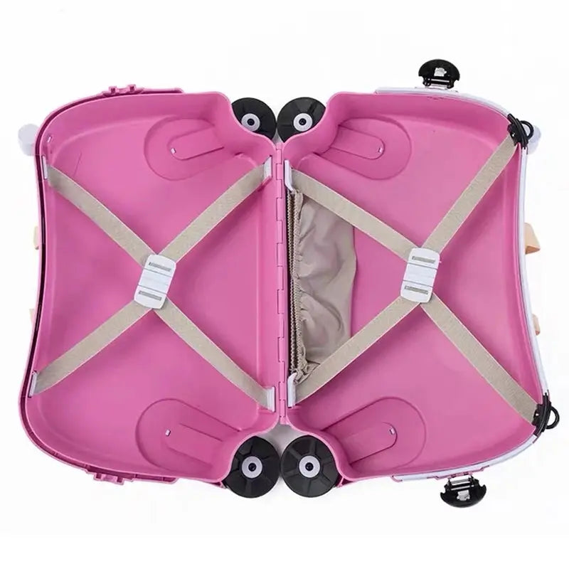 Valise Enfant colorée avec Roulettes - Voyage Serein