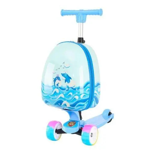 Valise Trottinette Dauphin - Voyage Serein