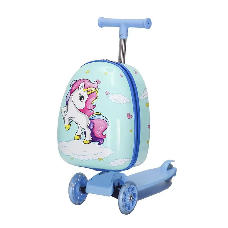 Valise Trottinette Licorne Nuage - Voyage Serein