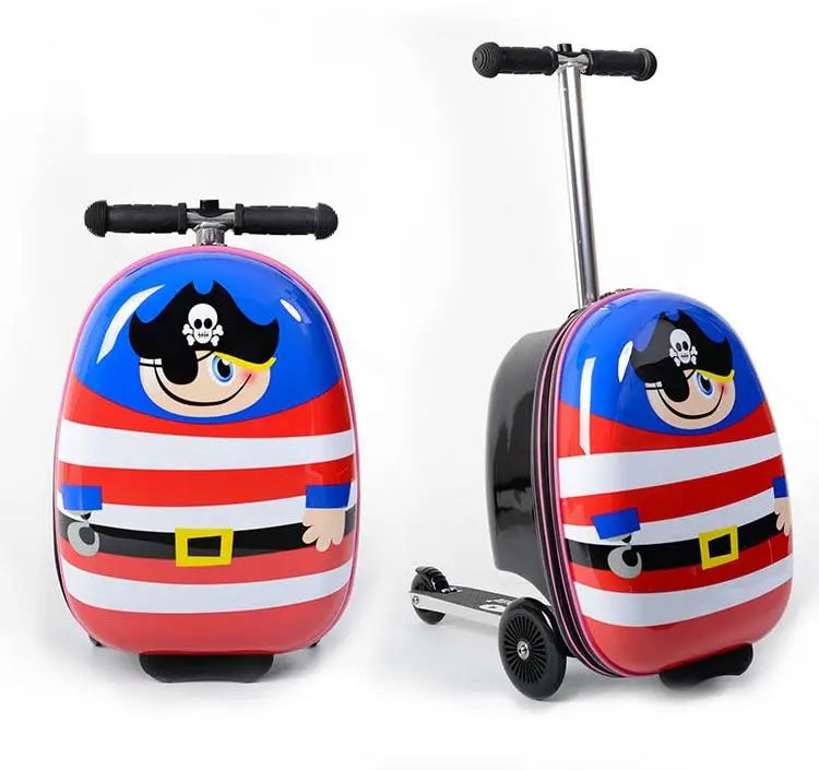 Valise Trottinette Pirate Rigolo - Voyage Serein