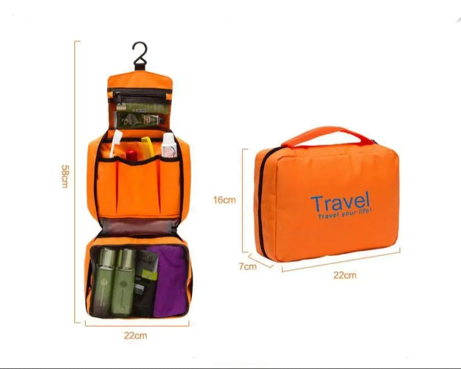 trousse de toilette à suspendre Look Travel Your Life - Voyage Serein