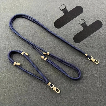Cordon Téléphone Bandoulière Couleur Unie - Voyage Serein
