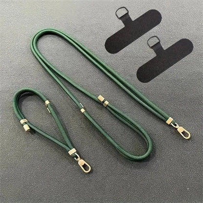 Cordon Téléphone Bandoulière Couleur Unie - Voyage Serein