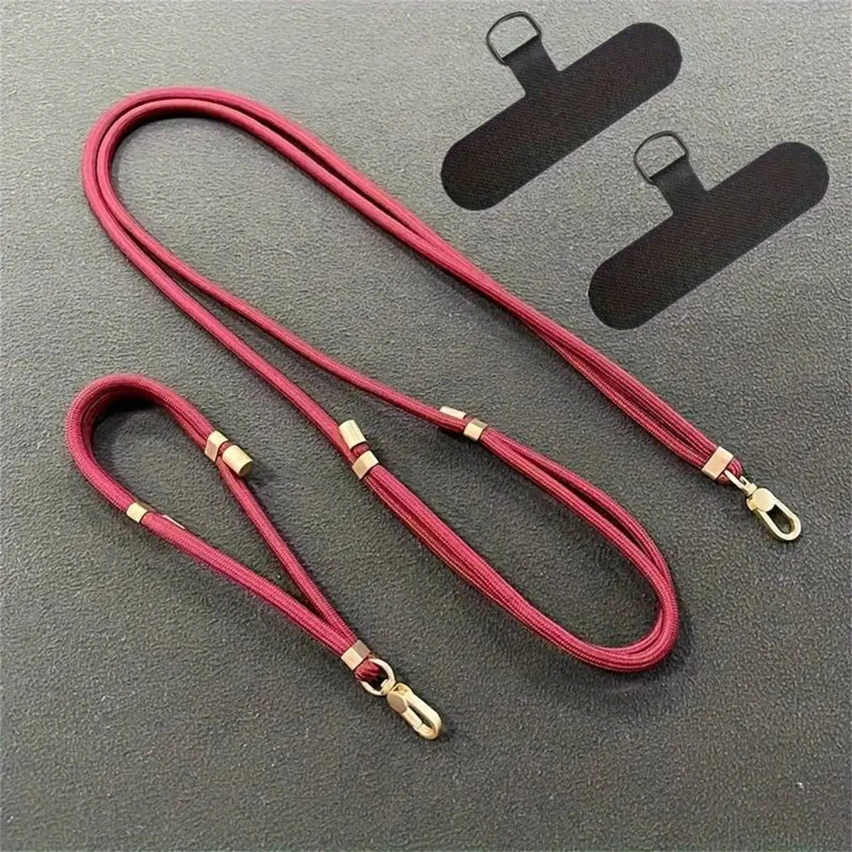 Cordon Téléphone Bandoulière Couleur Unie - Voyage Serein