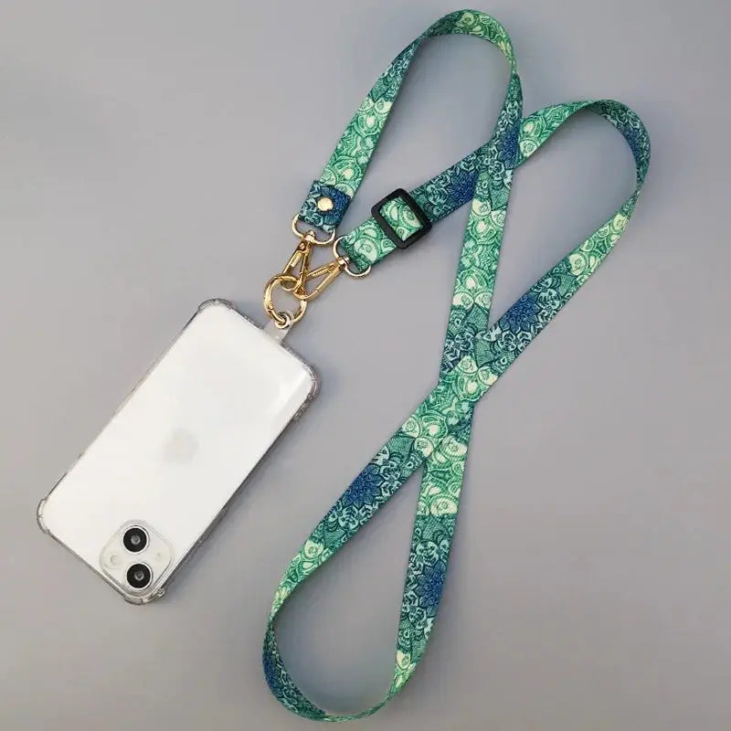 Cordon Téléphone Bandoulière Rétro - Voyage Serein