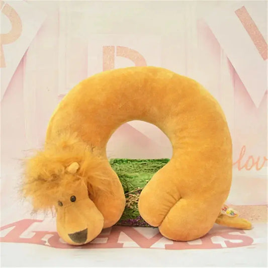 Coussin de Voyage Lion Jaune - Voyage Serein