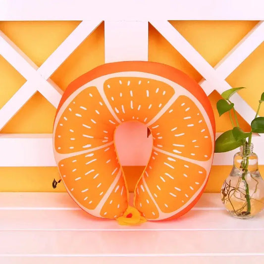 Coussin de voyage Orange - Voyage Serein