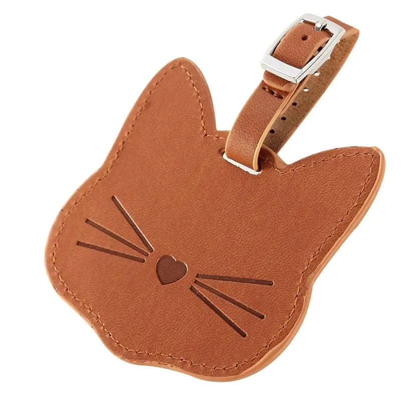 Etiquette bagage Chat Mignon - Voyage Serein