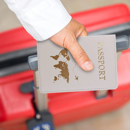 Etui Passeport World Trip à Personnaliser - Voyage Serein