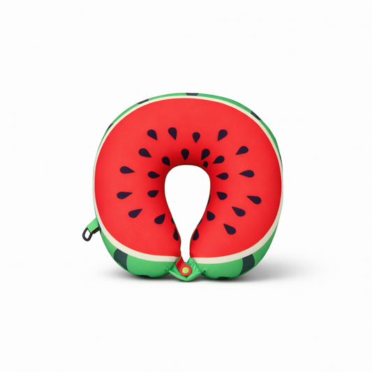 Coussin de voyage pasteque