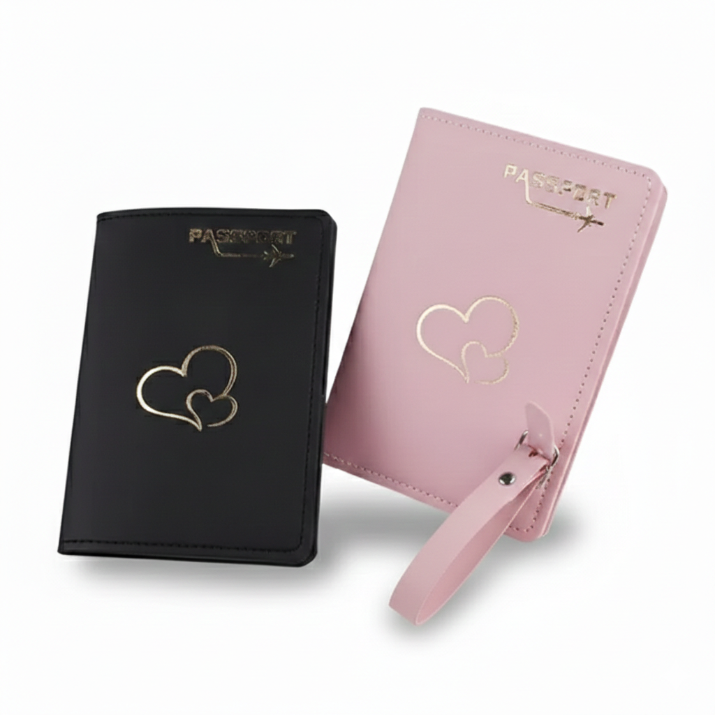 Porte Passeport Cœurs