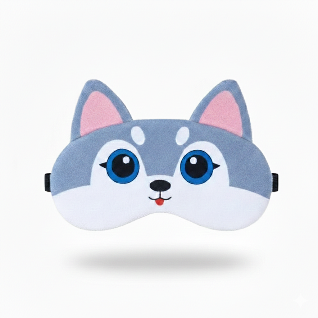 Masque de Sommeil Chat Bleu