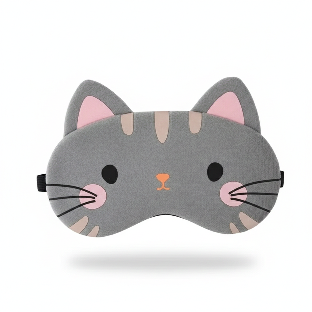 Masque de Sommeil Mignon Gris