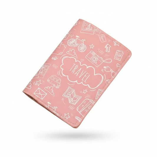 Etui Passeport Rose