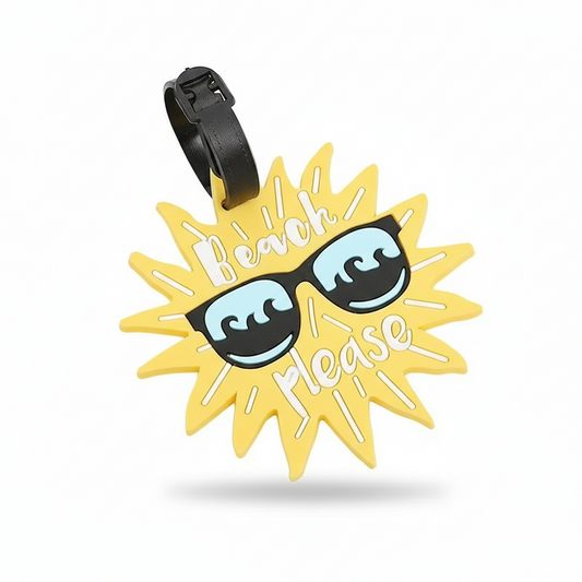 Etiquette bagage Look Beach Please