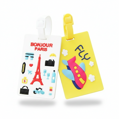 Etiquette bagage Bonjour Paris