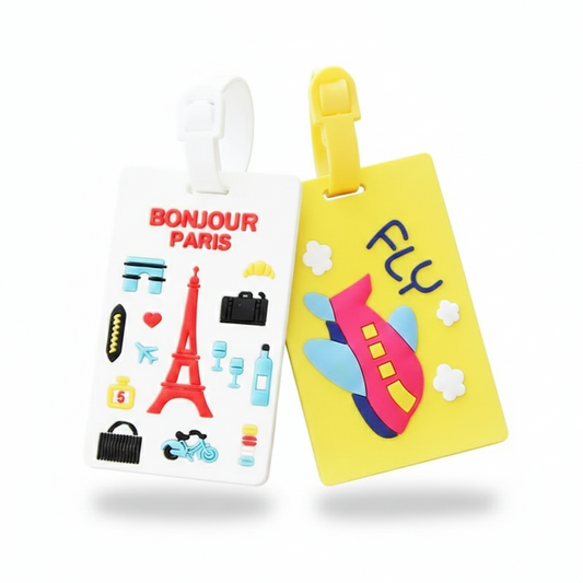 Etiquette bagage Bonjour Paris