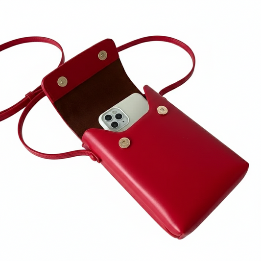 Mini Sac à Bandoulière pour Téléphone Sobre