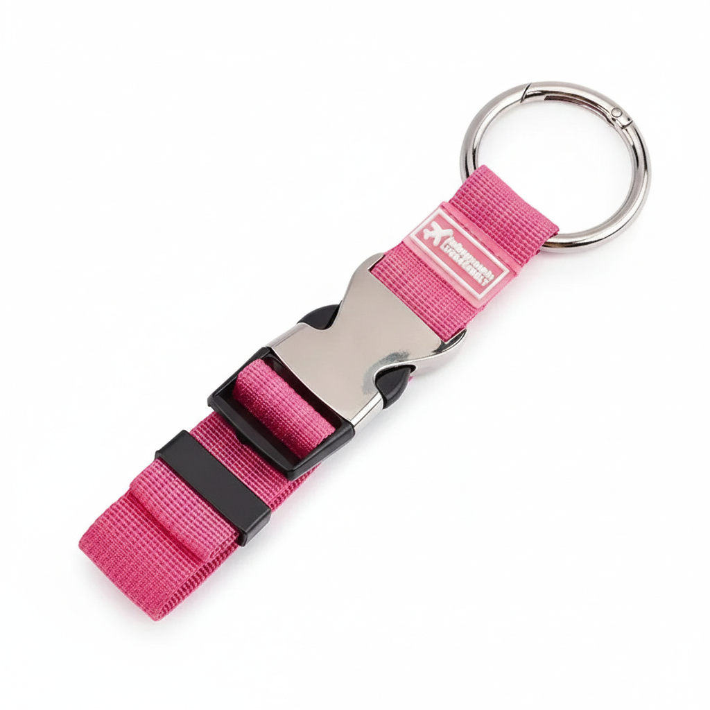 Sangle Valise à Boucle suspendue Rose