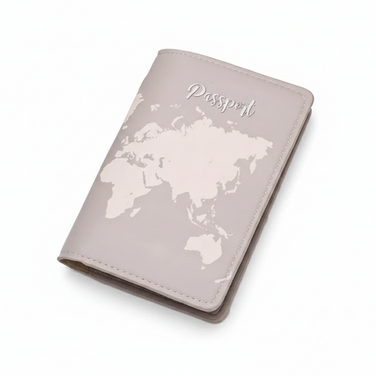 Protege Passeport Carte du monde Claire