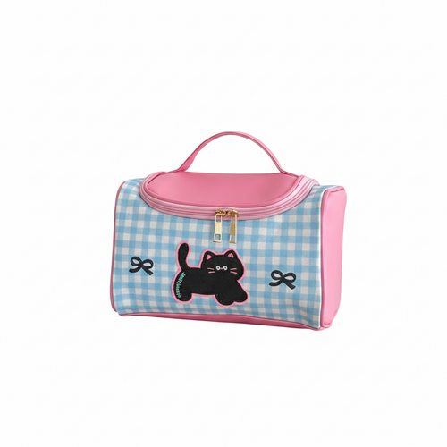 Trousse de Toilette Bebe Chat à Rayures