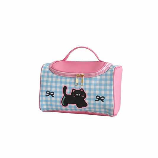 Trousse de Toilette Bebe Chat à Rayures