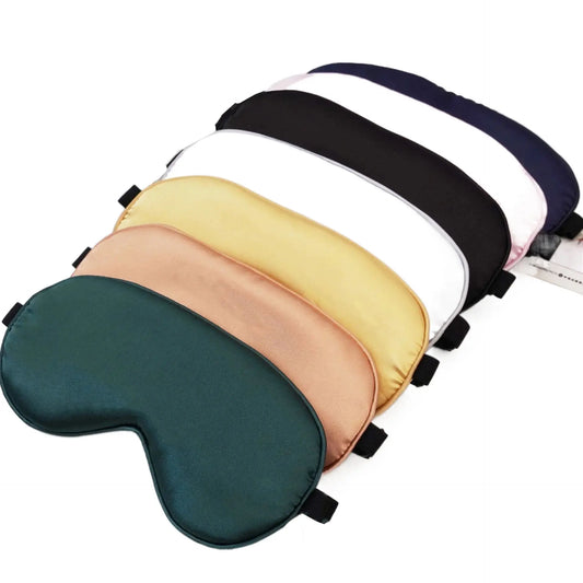 Masque de Sommeil Couleurs Unies - Voyage Serein