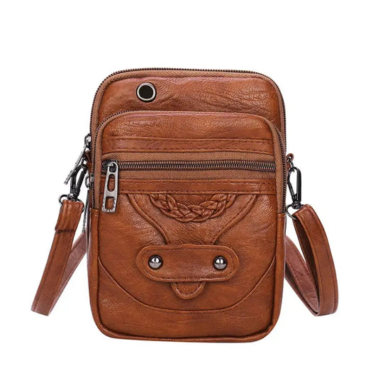 Mini Sac à Bandoulière pour Téléphone Femme Vintage - Voyage Serein