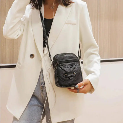 Mini Sac à Bandoulière pour Téléphone Femme Vintage - Voyage Serein