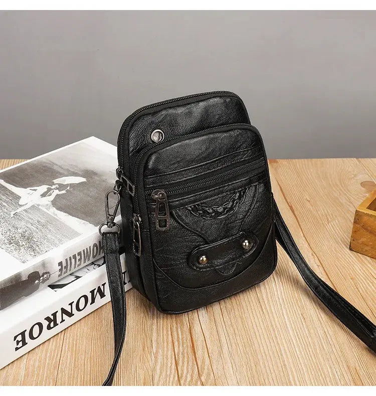 Mini Sac à Bandoulière pour Téléphone Femme Vintage - Voyage Serein