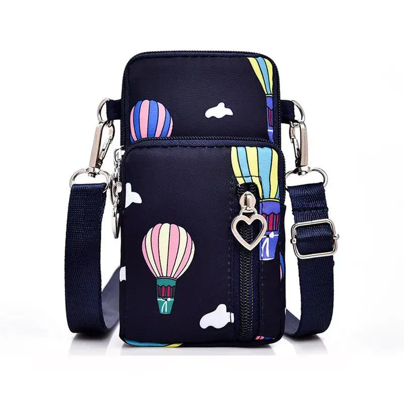 Mini Sac à Bandoulière pour Téléphone Montgolfier - Voyage Serein