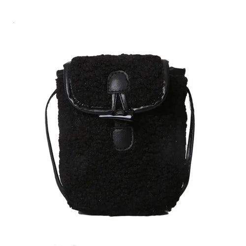 Mini Sac à Bandoulière pour Téléphone et Cartes Laine - Voyage Serein