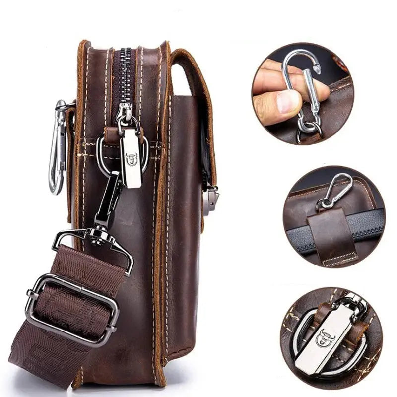 Mini Sac à Bandoulière pour Téléphone et Cartes Rétro - Voyage Serein
