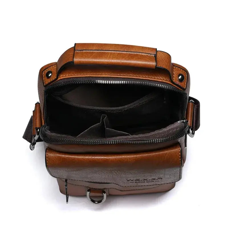 Mini Sac à Bandoulière pour Téléphone et Cartes Vintage - Voyage Serein