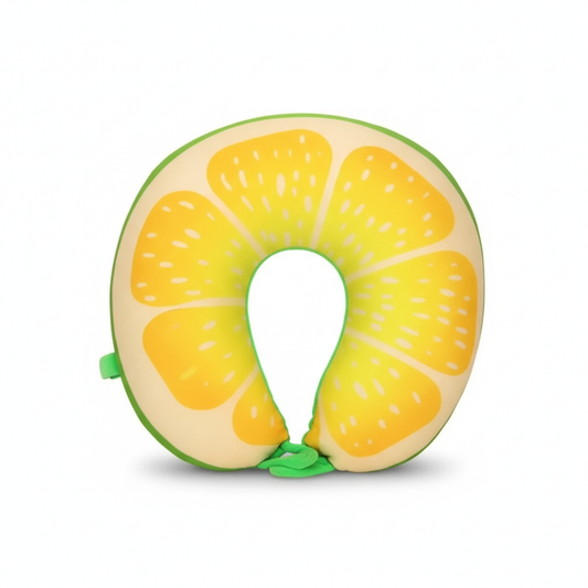 Coussin de voyage citron vert