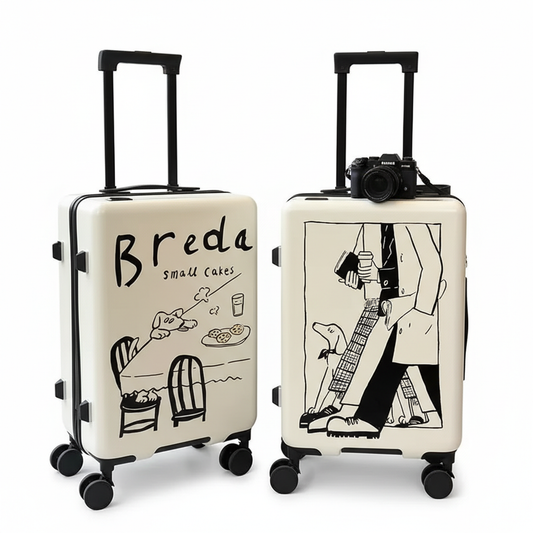 Valise Cabine à Motif Artistique