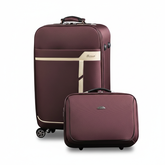 Valise Cabine Élégante en Tissu